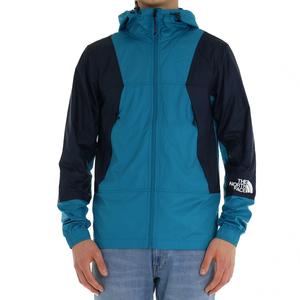 GIUBBOTTO CON CAPPUCCIO THE NORTH FACE AZZURRO