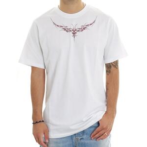 T-shirt Uomo Neverless Teschio Capitano Polpo - Moda Street Style, Cotone Nero