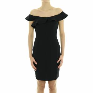 Any/_R129FD098/_Red Anonyme Orietta Tubino Scollo A V Nero