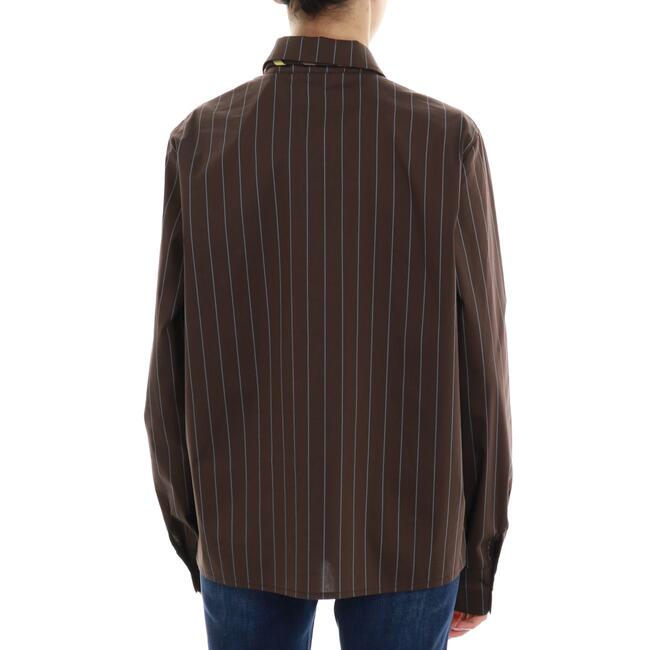 CAMICIA RIGATA CRAVATTA A CONTRASTO HAVEONE - Mad Fashion | img vers.650x/