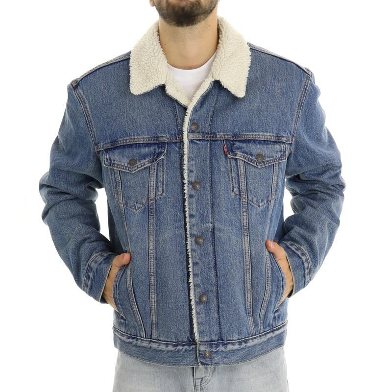 Giubbotto sherpa trucker LEVI'S | Abbigliamento e Scarpe Uomo Online | Mad  Fashion
