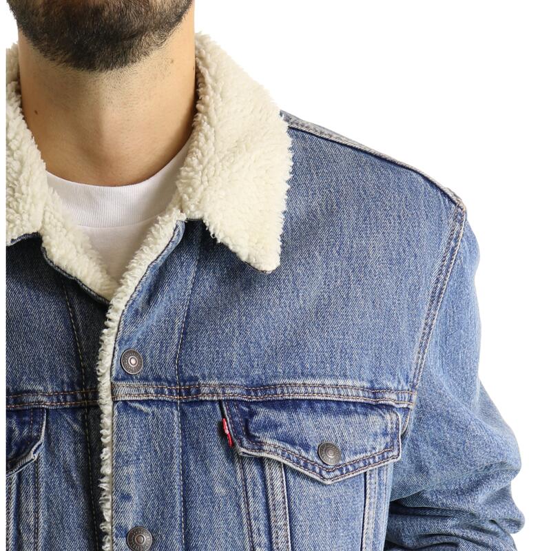 Giubbotto sherpa trucker LEVI'S | Abbigliamento e Scarpe Uomo Online | Mad  Fashion