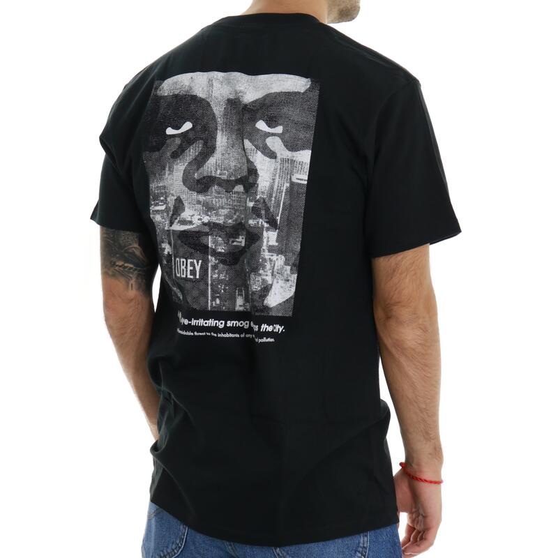 T-shirt nyc smog OBEY Abbigliamento e Scarpe Uomo Online Mad