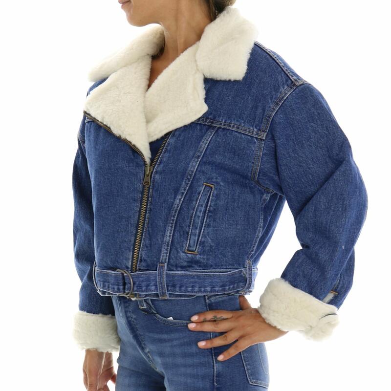 chiodo in jeans