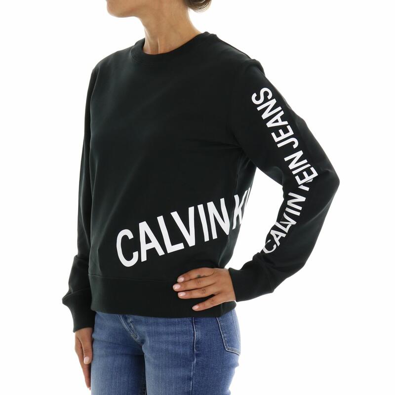 Felpa maxi logo CALVIN KLEIN | Abbigliamento e Scarpe Donna Online | Mad  Fashion