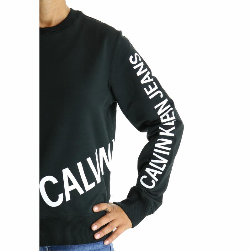 Felpa maxi logo CALVIN KLEIN | Abbigliamento e Scarpe Donna Online | Mad  Fashion
