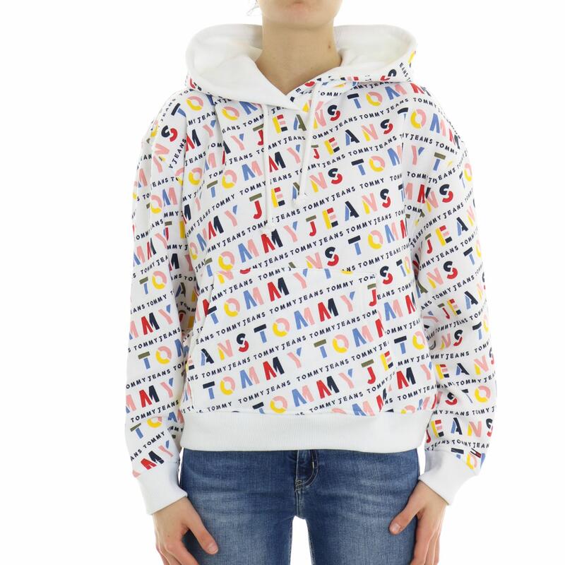 felpa rossa tommy hilfiger