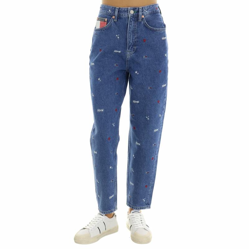 Jeans con ricami TOMMY JEANS | Abbigliamento e Scarpe Donna Online | Mad  Fashion