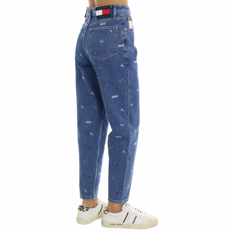 Jeans con ricami TOMMY JEANS | Abbigliamento e Scarpe Donna Online | Mad  Fashion