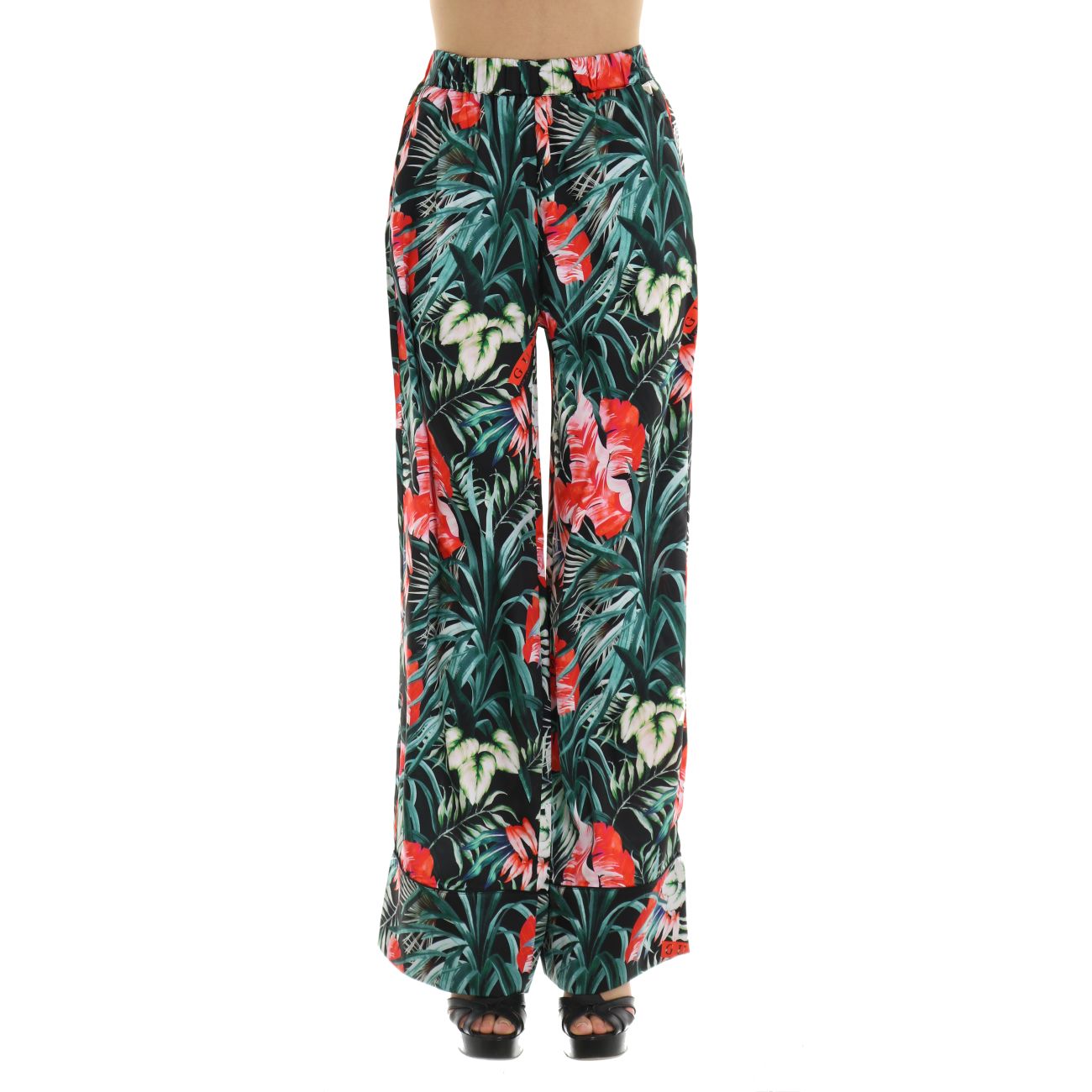 Pantalone fiori GUESS | Abbigliamento e Scarpe Donna Online | Mad Fashion